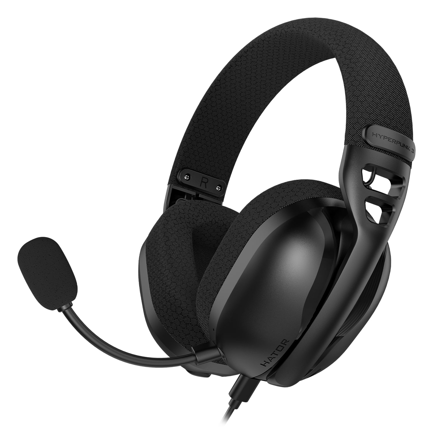 Ігрова гарнітура Hator Hyperpunk 3 Hi-Res USB Black (ESH10) фото