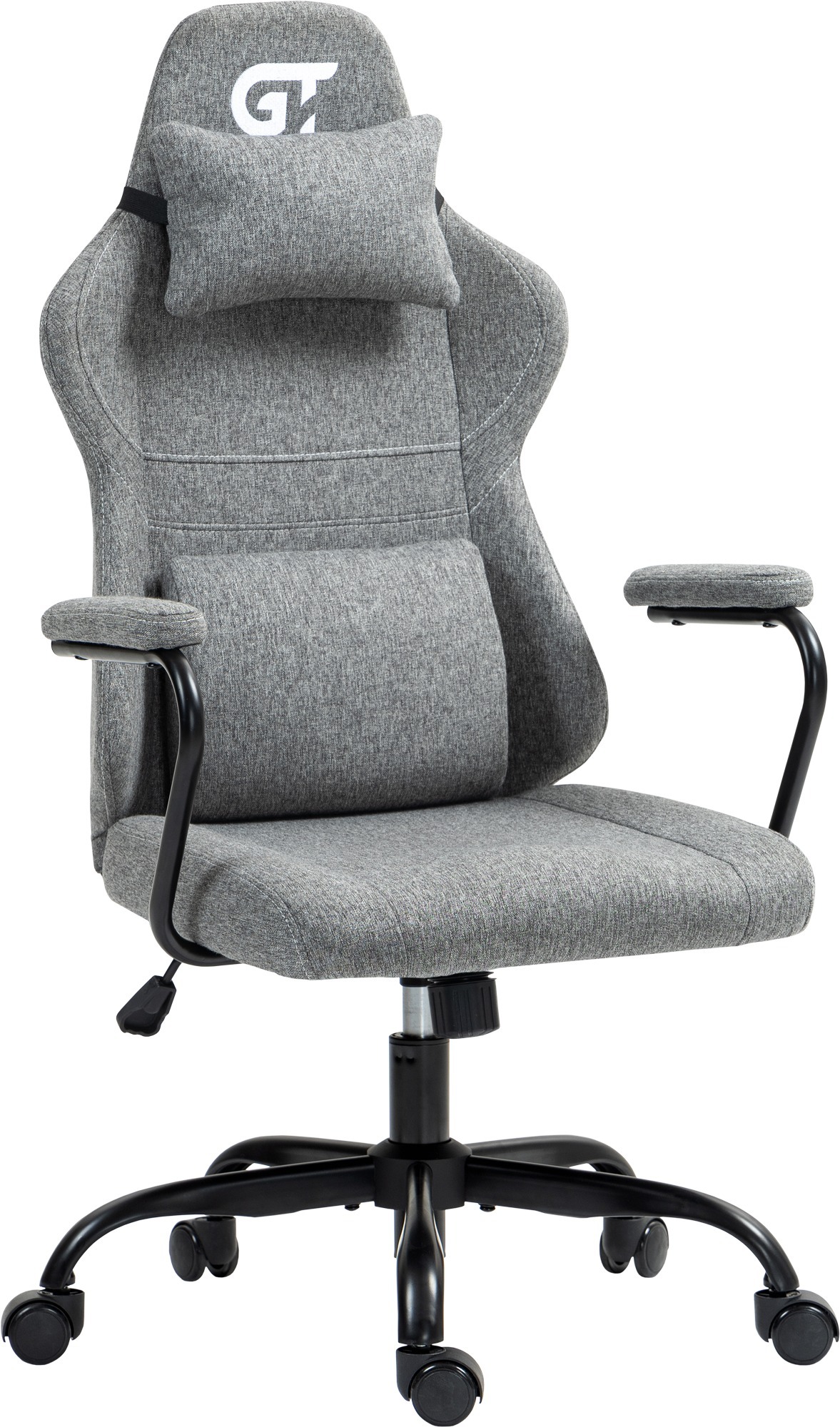 Кресло игровое GT Racer X-2322 Fabric Gray фото2