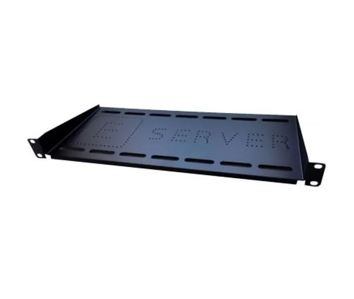Полка Eserver 19", 1U, глубина 300 мм, Black (PK-1U-300-B) фото2