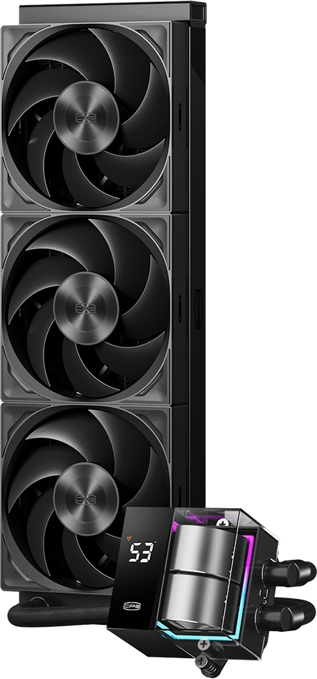 Система жидкостного охлаждения PcCooler DS360 Pro Digital BK (DS360 Pro Digital BK) фото2