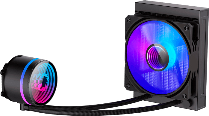 Система жидкостного охлаждения Gamemax Iceburg 120 Black Infinity (Iceburg 120 Black infinit) фото6