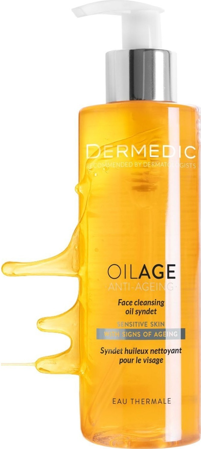 Гидрофильное масло Dermedic Oilage Face Cleansing Oil Syndet 200 мл (5901643174682) фото2