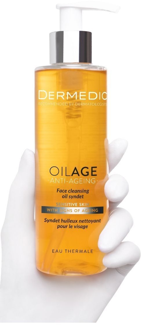 Гидрофильное масло Dermedic Oilage Face Cleansing Oil Syndet 200 мл (5901643174682) фото3