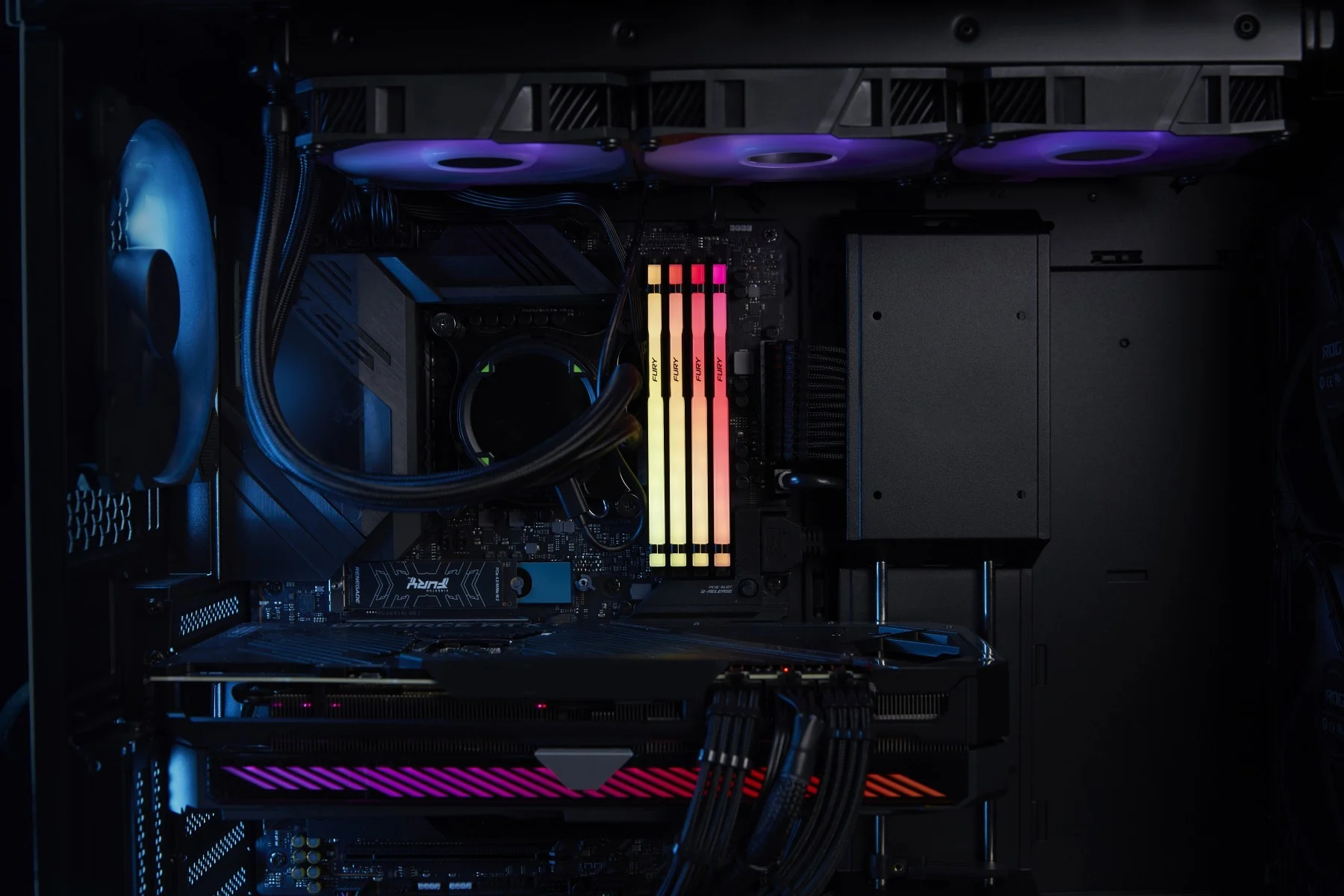 Память для ПК Kingston Fury Beast RGB EXPO DDR5 6400 64GB (2x32GB) (KF564C32BBEAK2-64) фото5