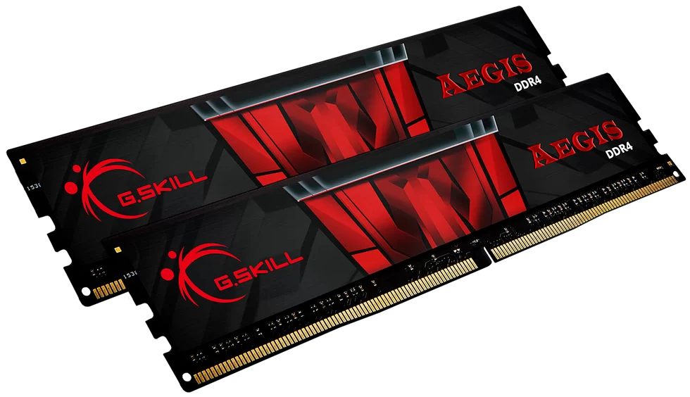 Память для ПК G.Skill Aegis DDR4 2400 16GB (2x8GB) (F4-2400C17D-16GIS) фото