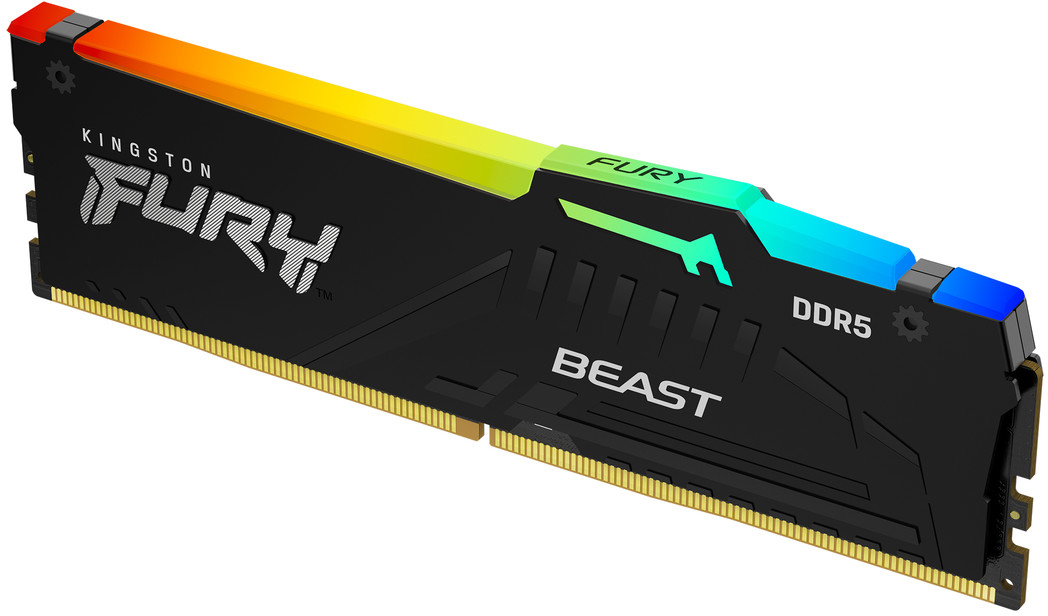 Память для ПК Kingston Fury Beast RGB EXPO Black DDR5 5600 32GB (KF556C40BB2A-32) фото