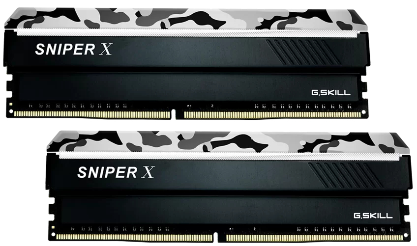 Память для ПК G.Skill SniperX Urban Camo DDR4 3200 32GB (2x16GB) (F4-3200C16D-32GSXWB) фото3