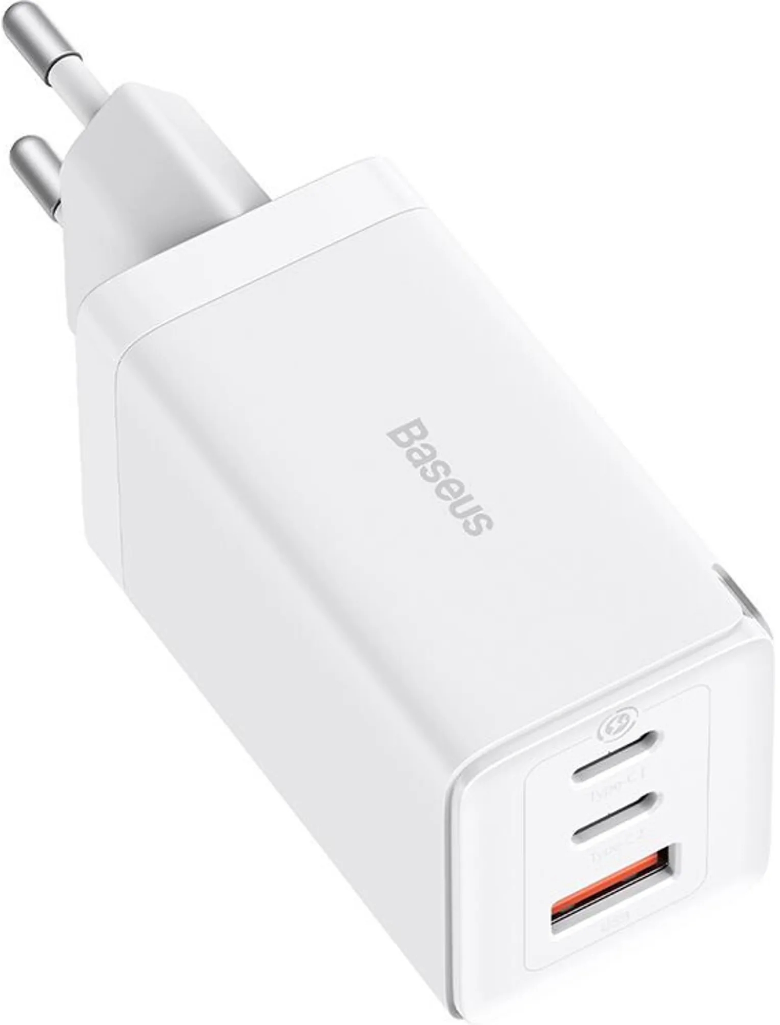 Зарядний пристрій Baseus 65W GaN5 Pro 2C+U(CCGP120202 ) бiл фото