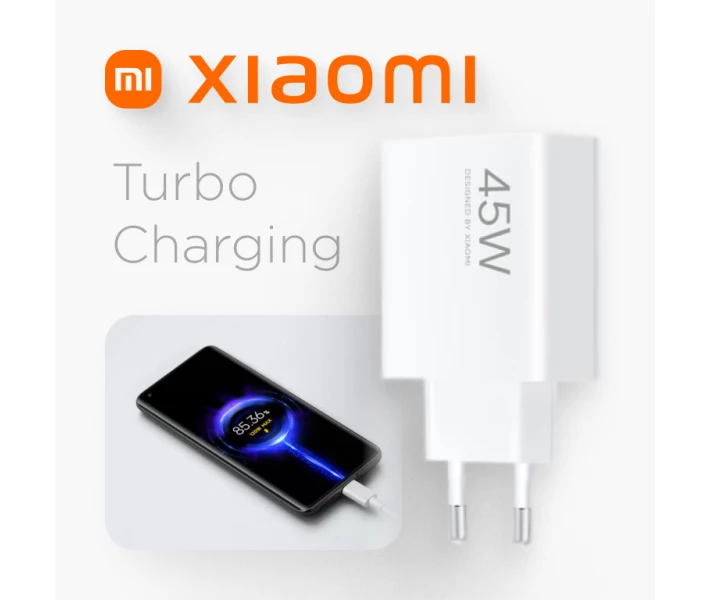 Зарядний пристрій Xiaomi 45W Turbo Charg USB-A (BHR07SLEU)б фото4