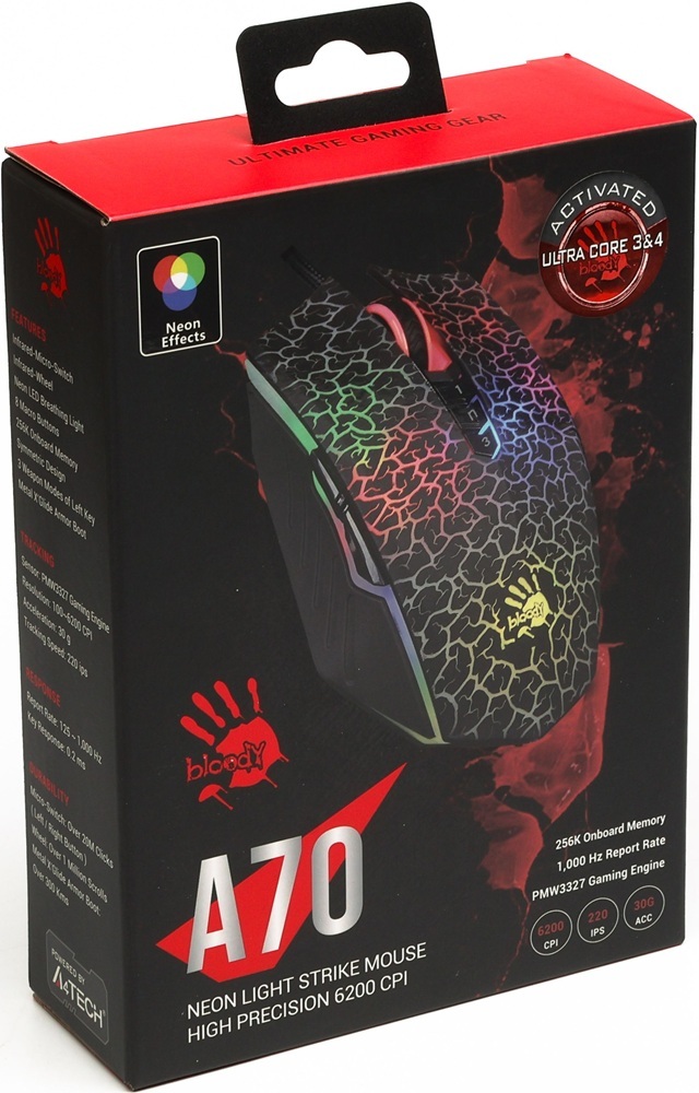 Ігрова мишка A4Tech Bloody A70A USB Crackle (4711421921114) фото