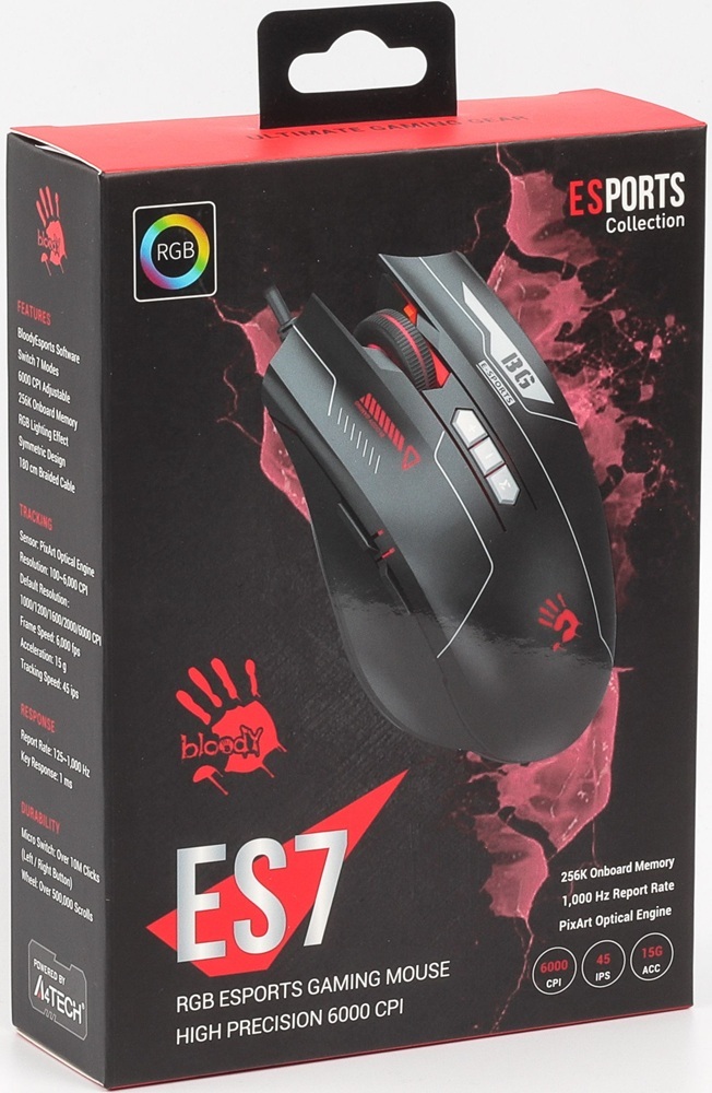 Ігрова мишка A4Tech Bloody ES7 Esports Black (4711421980128) фото4