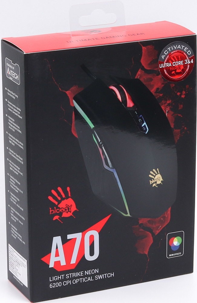 Ігрова миша A4Tech Bloody A70A USB Matte Black (4711421960311) фото