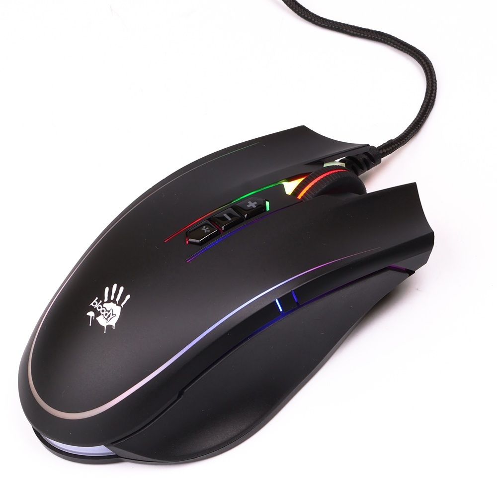 Ігрова мишка A4Tech Bloody Q81 Neon XGlide Curve Black (4711421948555) фото3