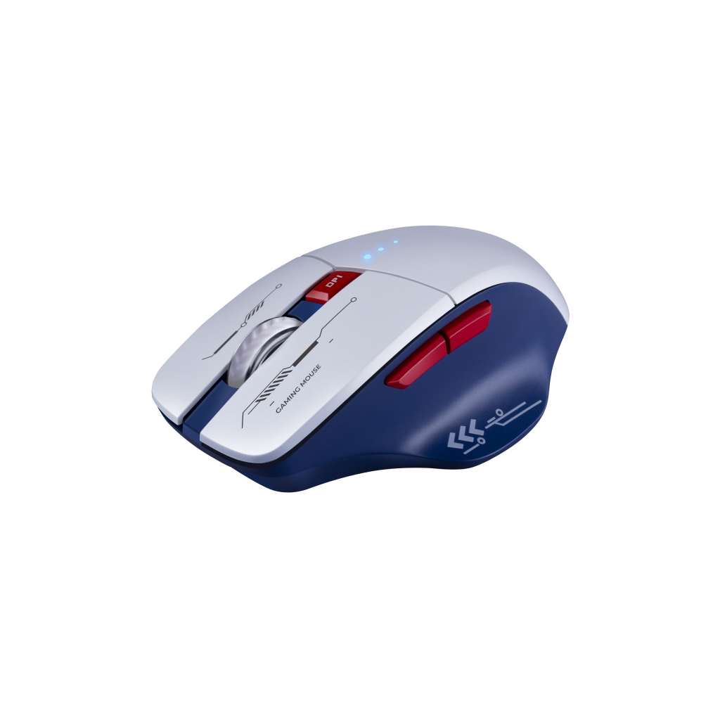Ігрова миша Defender Tisa GM-126 LED Wireless/Bluetooth White/Blue (52126) фото