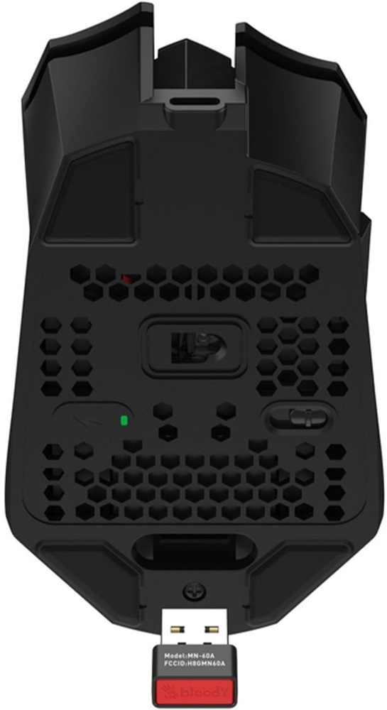 Игровая мишь A4Tech Bloody R36 Ultra Wireless Stone Black (4711421000178) фото