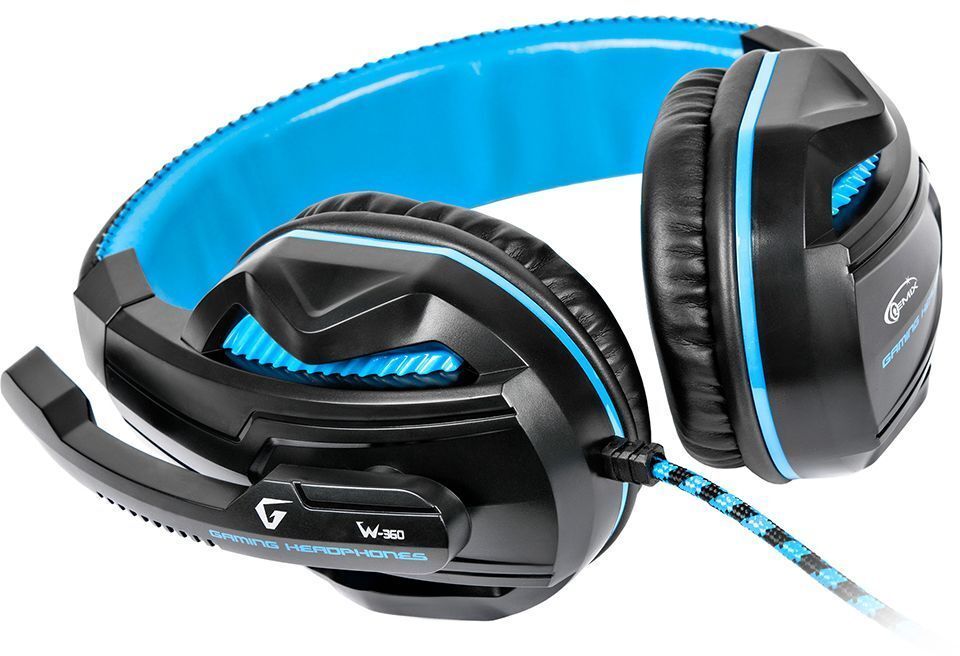 Ігрова гарнітура Gemix W-360 Black-Blue фото4