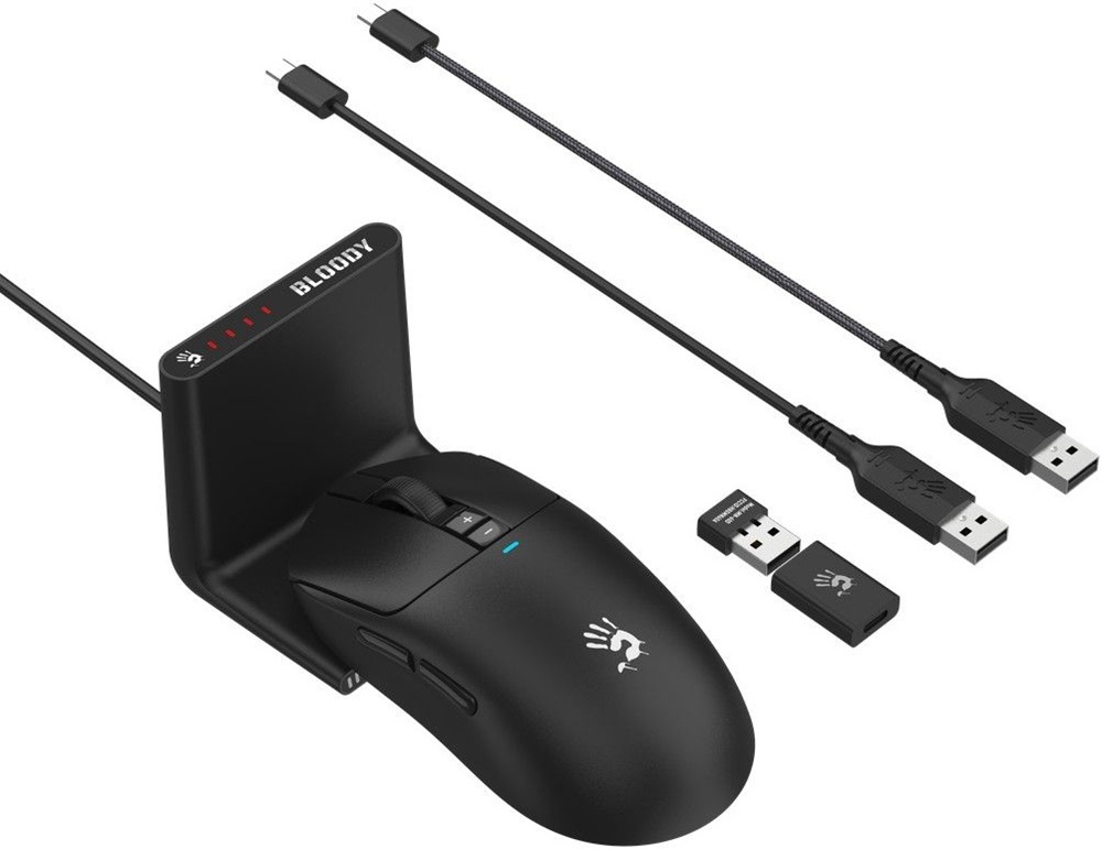 Игровая мышь A4Tech Bloody R72 Pro Duo Wireless/USB Black (4711421000840) фото4