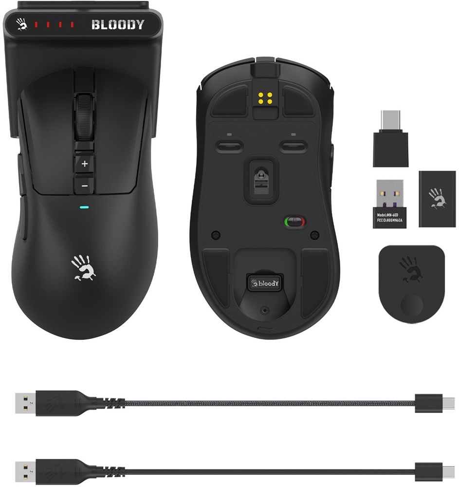 Игровая мишь A4Tech Bloody R73 Ultra Duo Wireless Black (4711421002356) фото4
