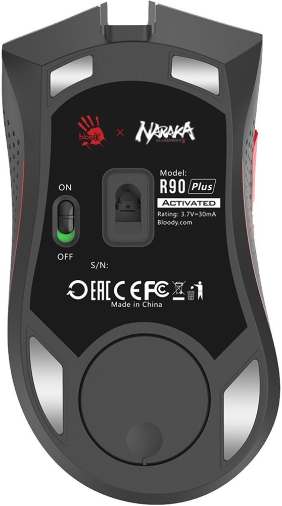 Игровая мышь A4Tech Bloody R90 Plus Wireless Naraka (4711421983136) фото