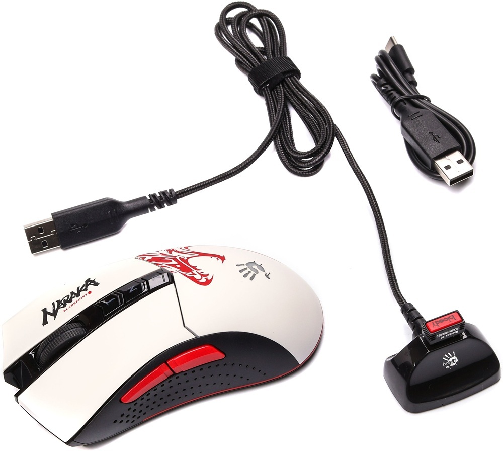 Игровая мышь A4Tech Bloody R90 Plus Wireless Naraka (4711421983136) фото