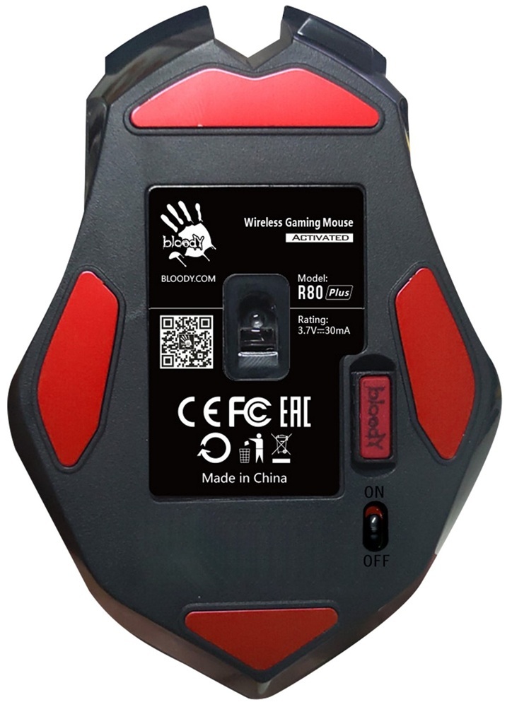 Игровая мышь A4Tech Bloody R80 Plus Wireless Skull (4711421977326) фото2