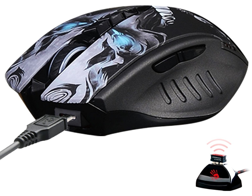 Игровая мышь A4Tech Bloody R80 Plus Wireless Skull (4711421977326) фото3