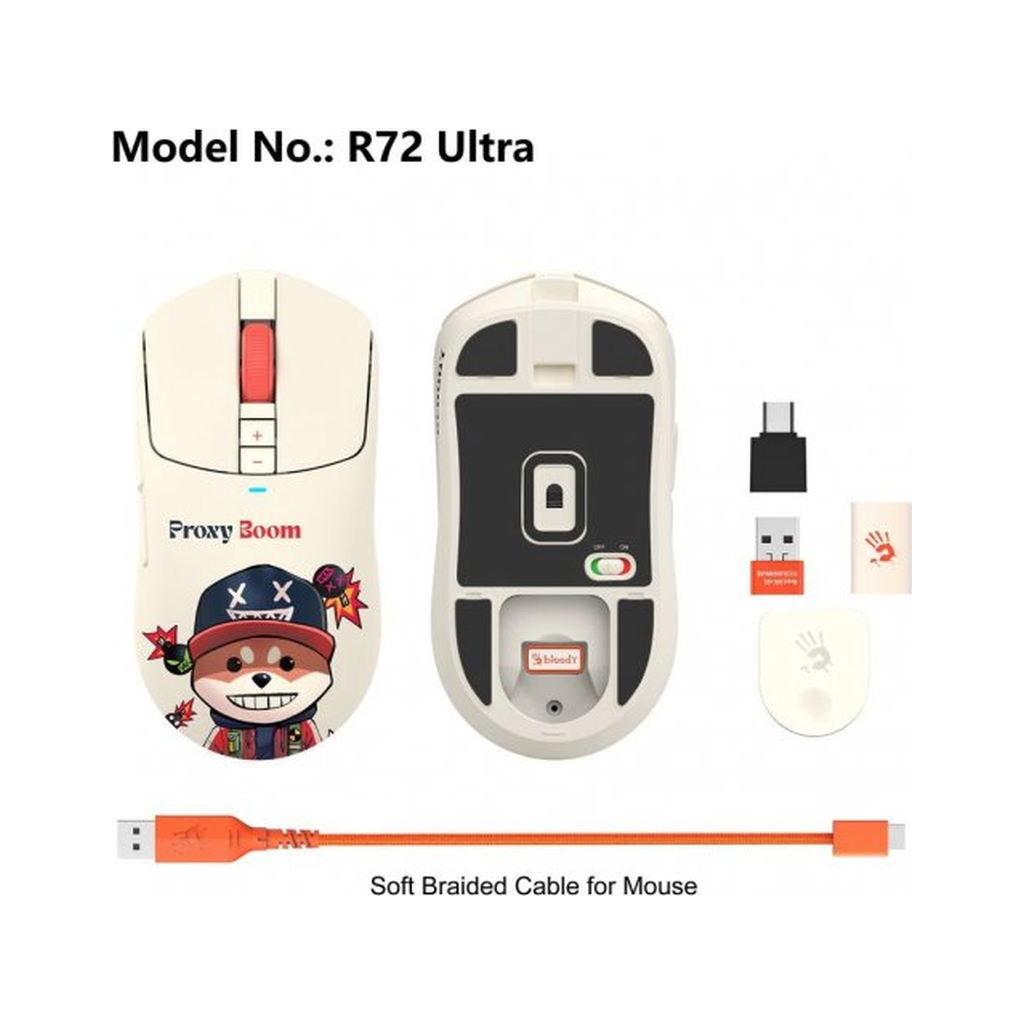 Ігрова миша A4Tech Bloody R72 Ultra Wireless Proxy Boom (4711421001274) фото9