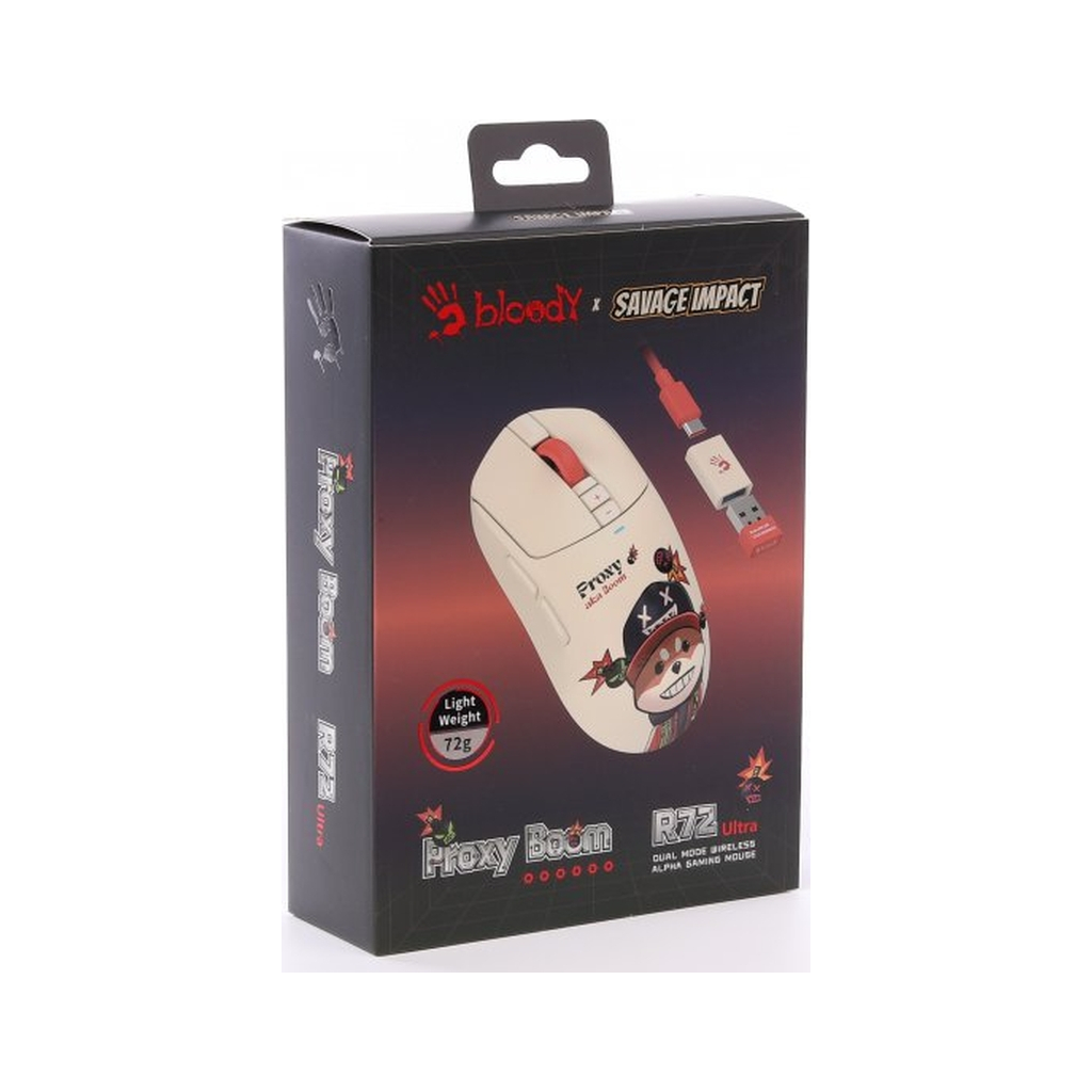 Ігрова миша A4Tech Bloody R72 Ultra Wireless Proxy Boom (4711421001274) фото11