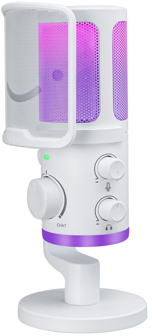 Мікрофон Fifine AM6W USB White AM6W фото2