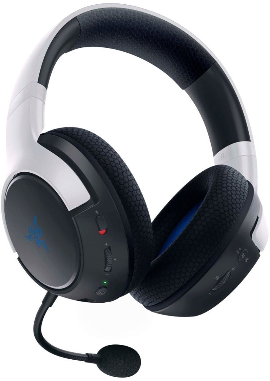 Игровая гарнитура Razer Kaira Hyperspeed для PS5 Bluetooth White/Black (RZ04-03980200-R3G1) фото
