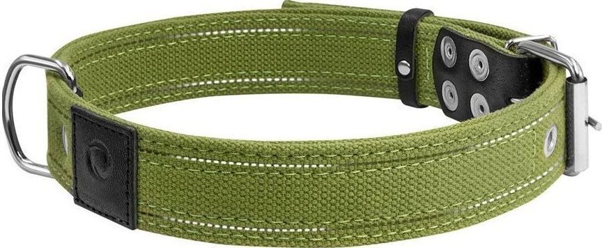 Нашийник для тварин Collar Брезент подвійний Ш 35 мм Д 51-63 см (6138) фото2