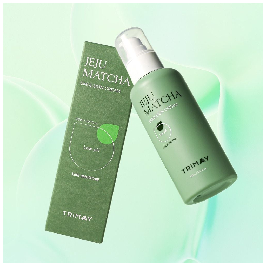 Крем для обличчя Trimay Jeju Matcha Emulsion Cream 150 мл (8809822541300) фото3