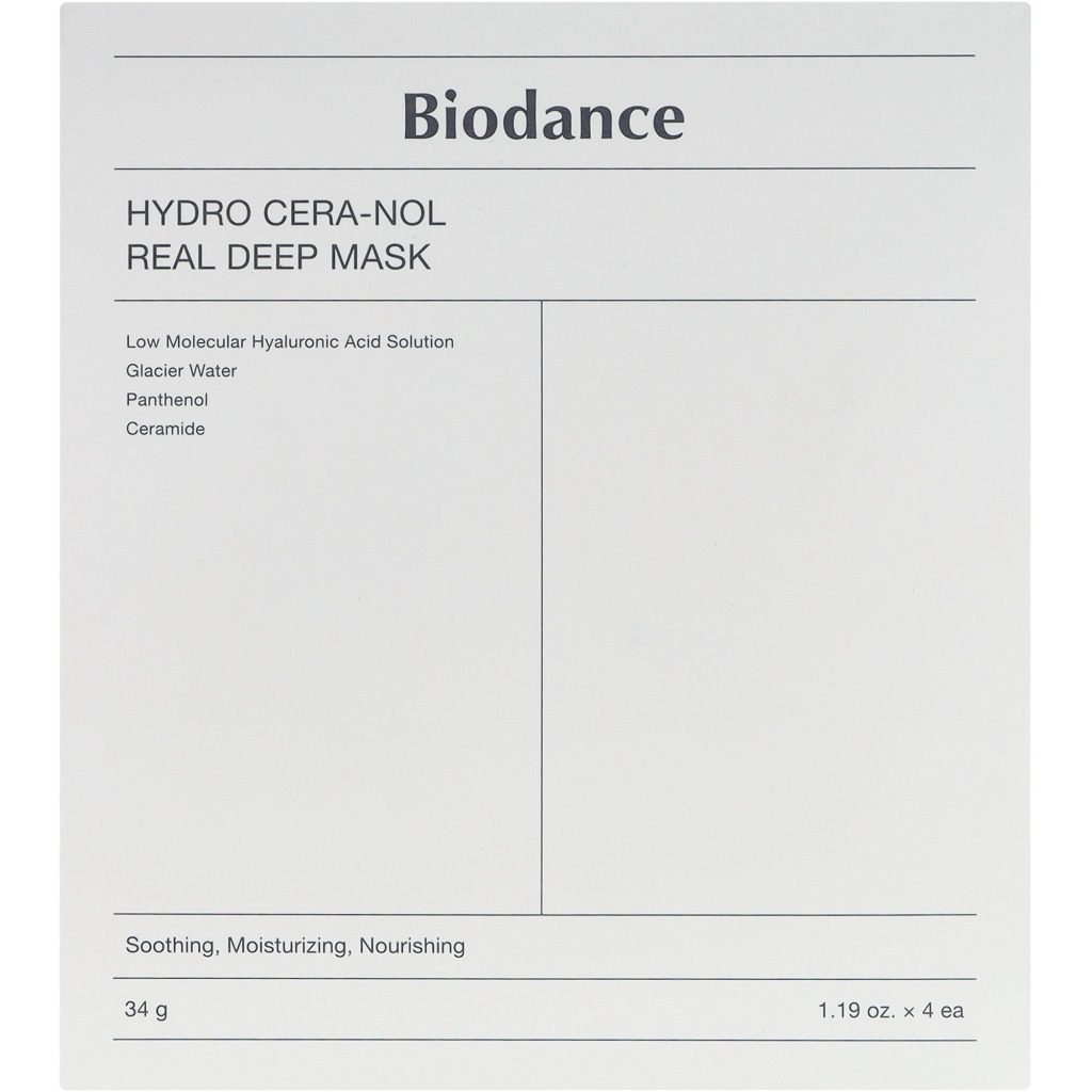 Маска для лица Biodance Hydro Cera-Nol Real Deep Sheet Mask 34 г (8809937360629) фото2
