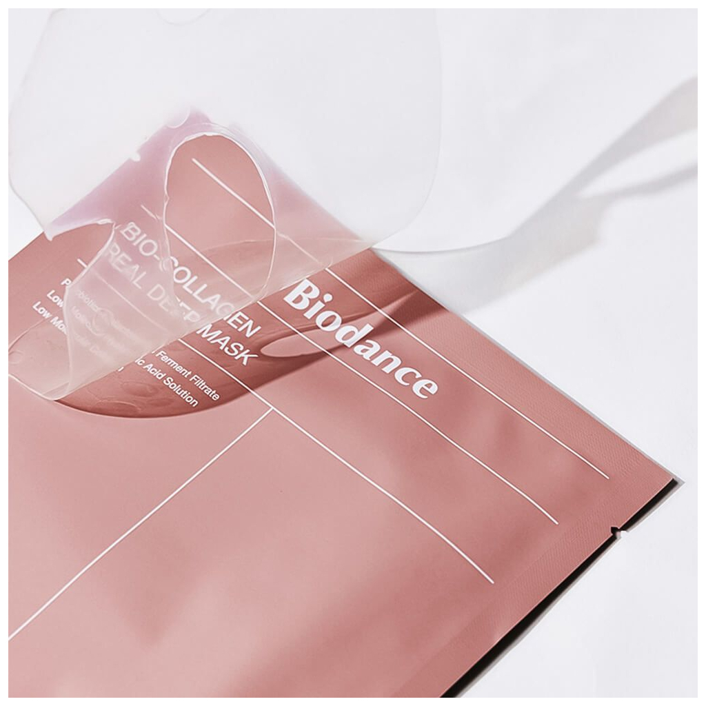 Маска для лица Biodance Bio Collagen Real Deep Mask Sheet 34 г (8809937360834) фото3