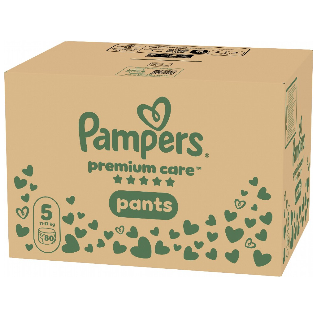 Підгузки Pampers Premium Care Pants Розмір 5 (11-17 кг) 80 шт (8006530320153) фото