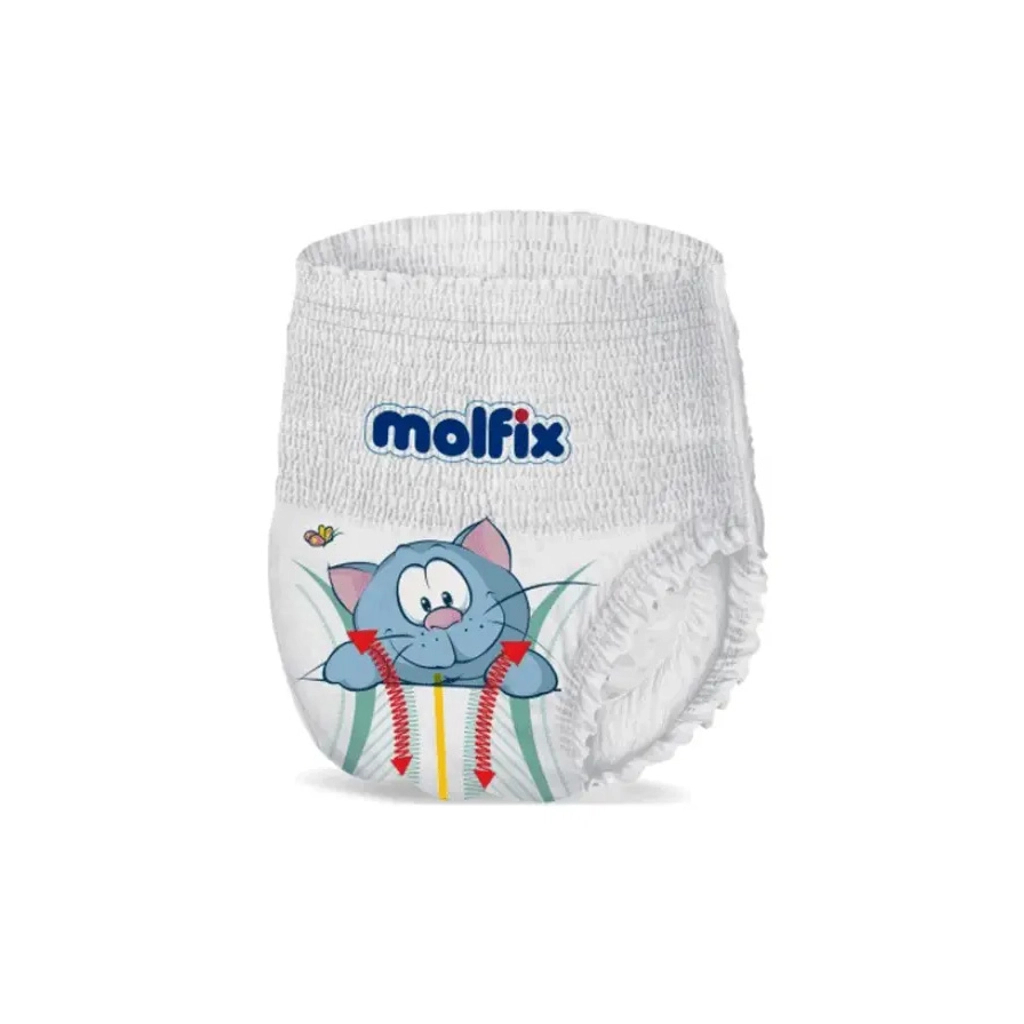 Подгузники-трусики Molfix 6 Extra Large 15+ кг 38 шт. (8690536842735) фото2