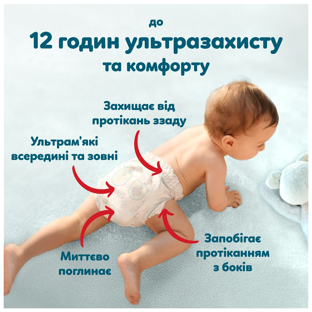 Підгузки Pampers Premium Care Pants Розмір 3 (6-11 кг) 114 шт (8006530320184) фото8