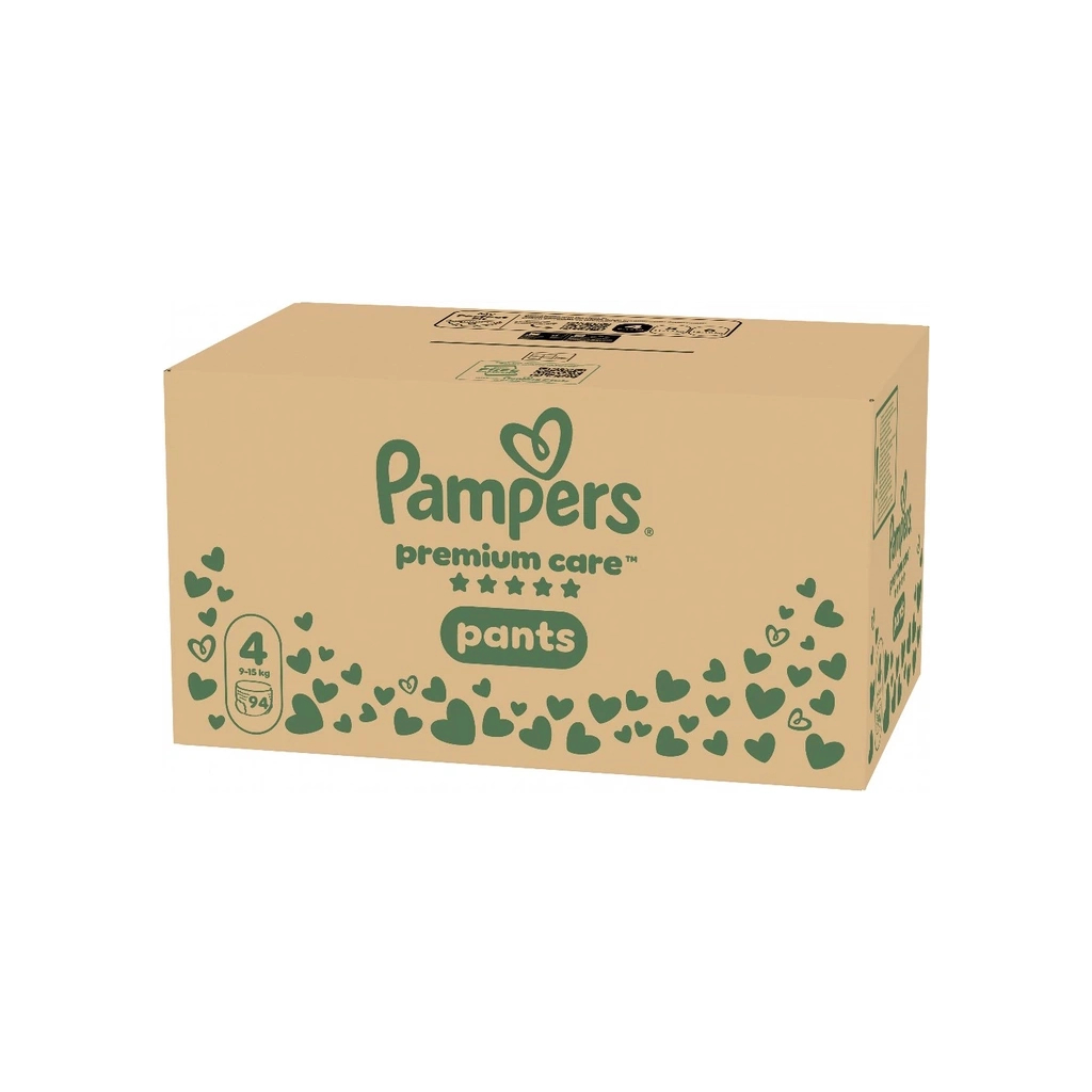 Підгузки Pampers Premium Care Pants Розмір 4 (9-15 кг) 94 шт (8006530320160) фото