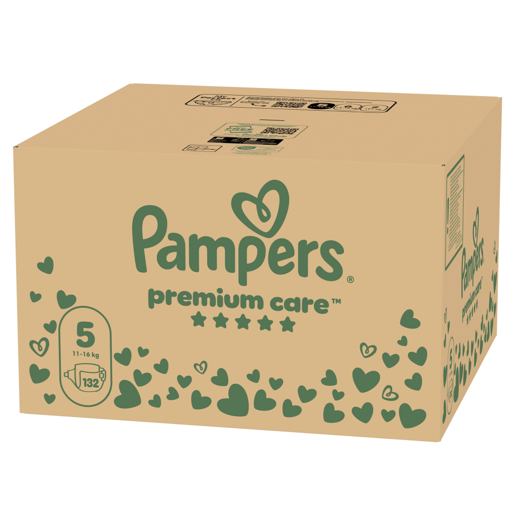 Підгузки Pampers Premium Care Розмір 5 (11-16 кг) 132 шт (8006530223478) фото