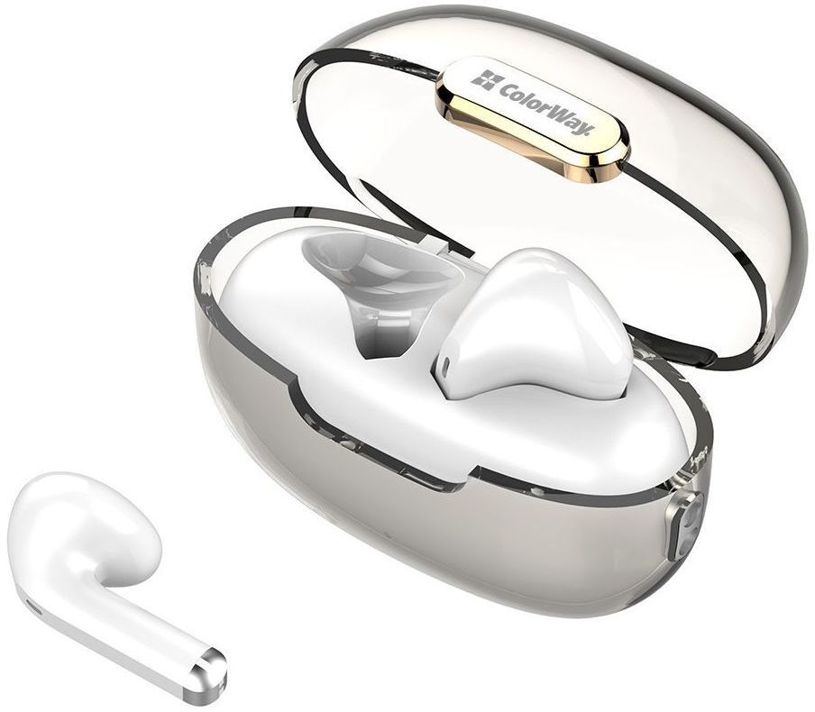 Навушники СolorWay Slim TWS-2 Earbuds White (CW-TWS2WT) фото2