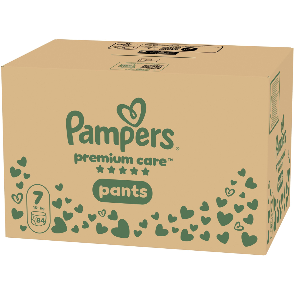 Підгузки Pampers Premium Care Pants Розмір 7 (15+ кг) 84 шт (8006530315784) фото