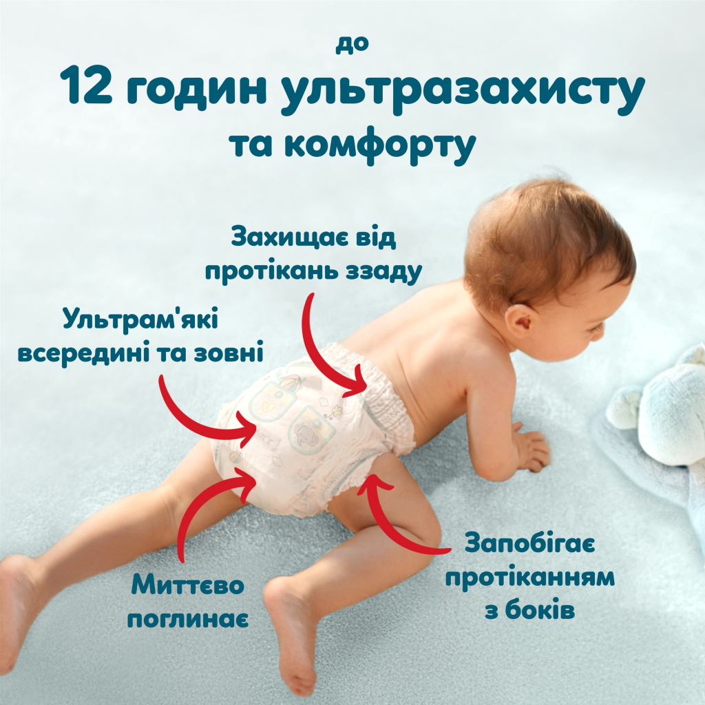 Підгузки Pampers Premium Care Pants Розмір 7 (15+ кг) 84 шт (8006530315784) фото