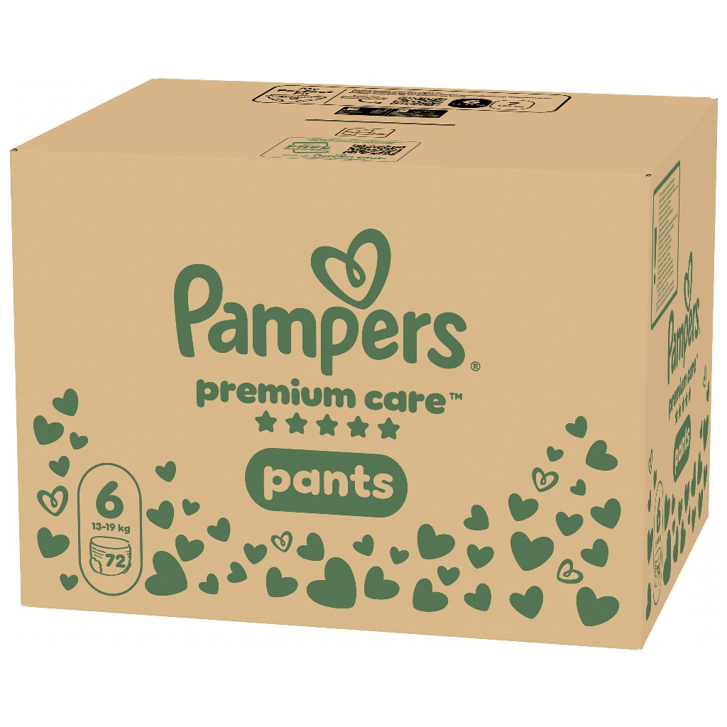 Підгузки Pampers Premium Care Pants Розмір 6 (13-19 кг) 72 шт (8006530320139) фото