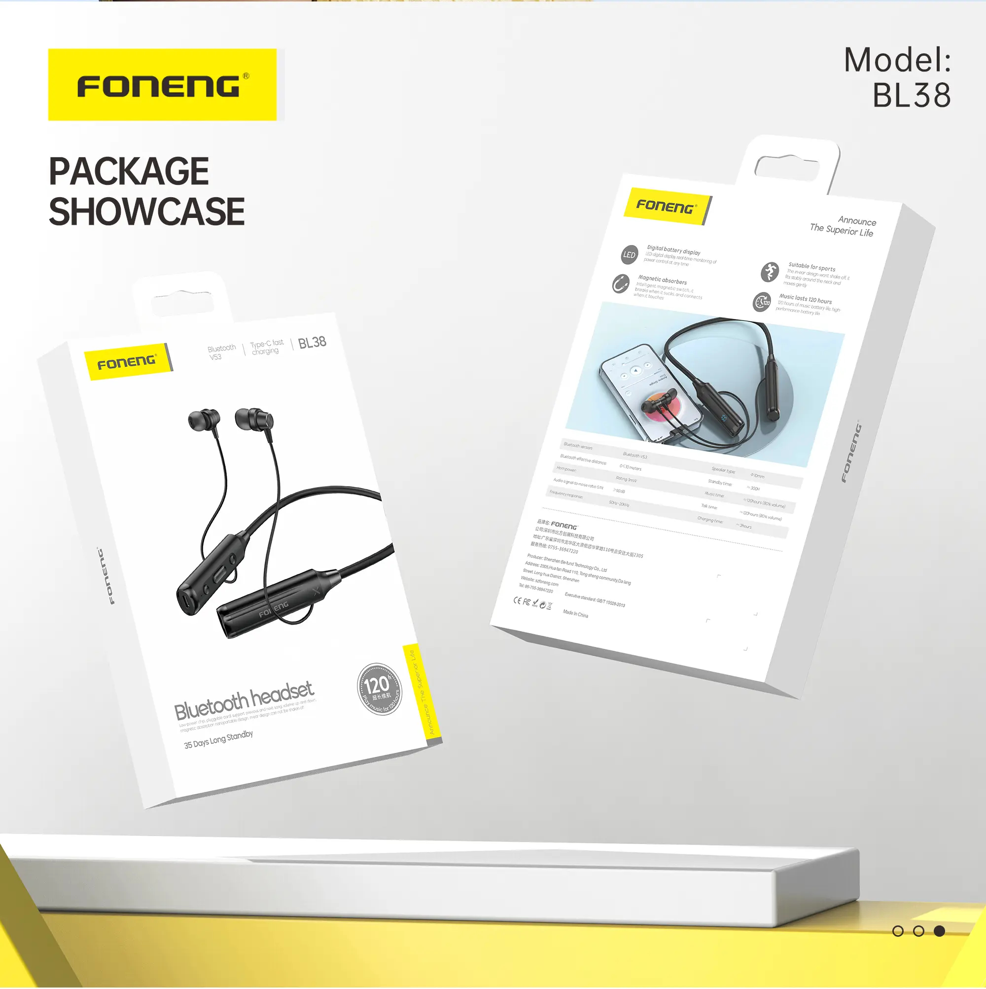 Навушники Foneng Neckband Sport (BL38) фото9