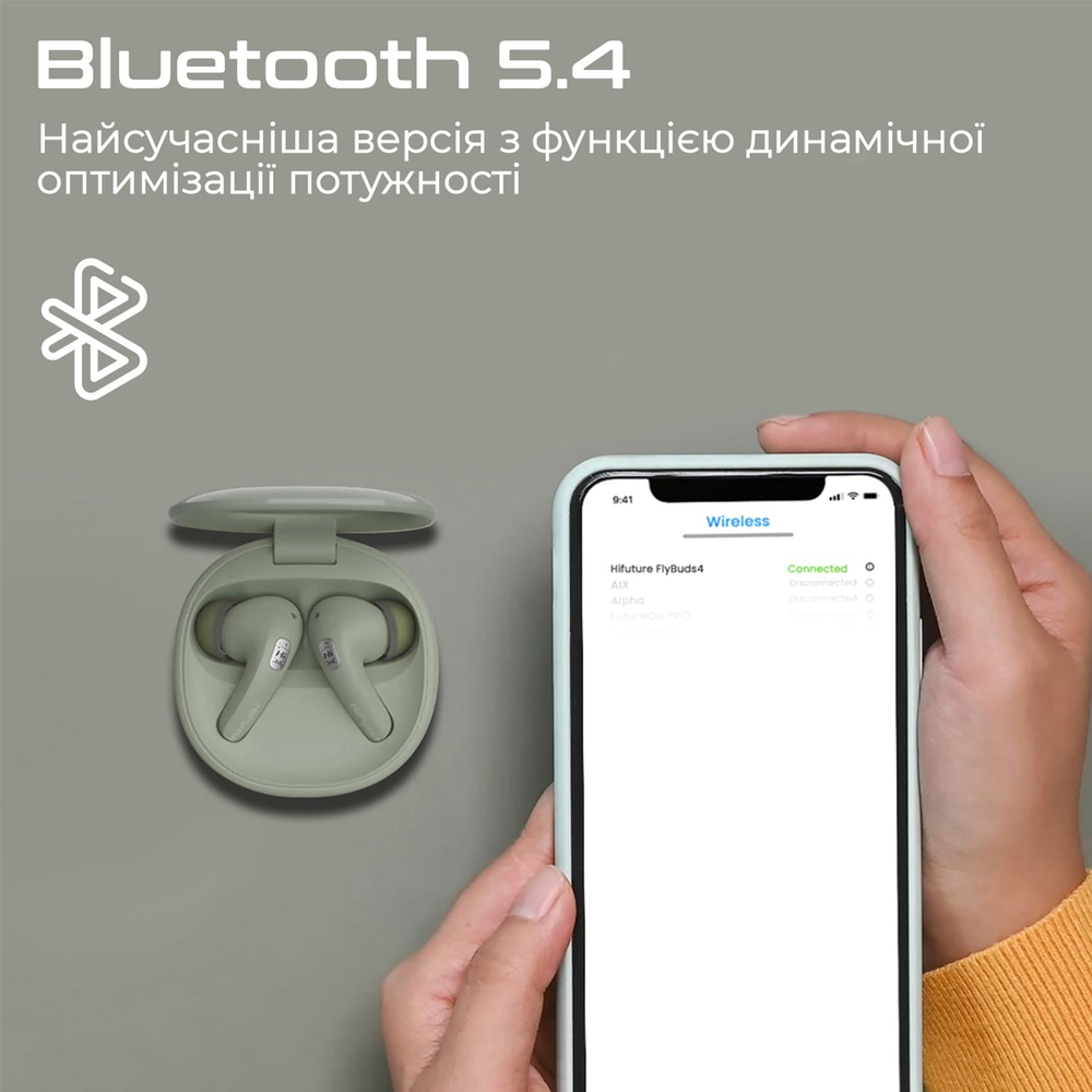 Наушники HiFuture Flybuds4 Black (flybuds4.black) фото2