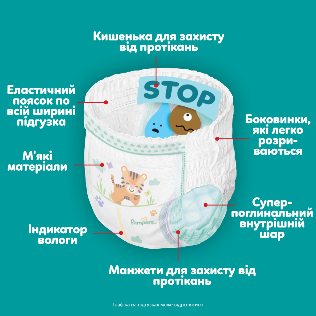 Підгузки Pampers Active Baby Pants Розмір 5 (11-17 кг) 136 шт (8006530305679) фото