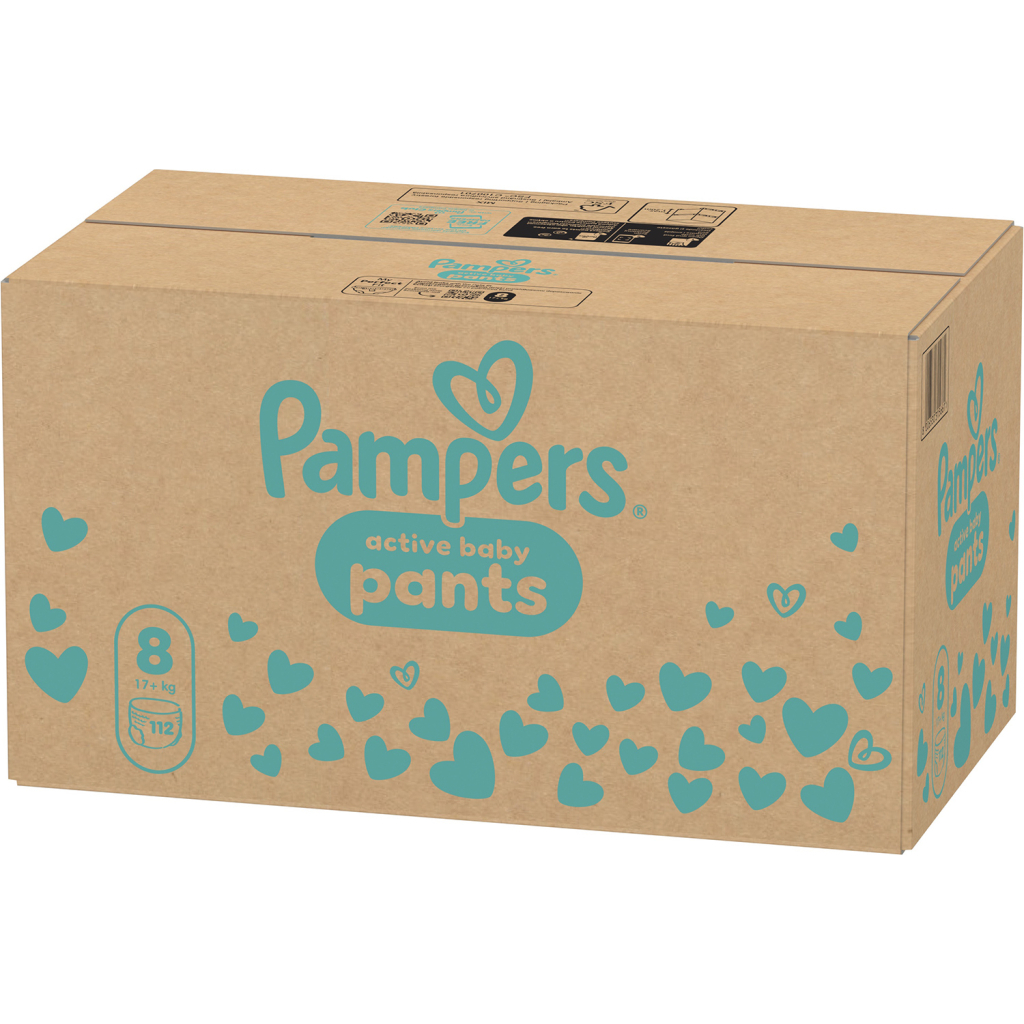 Підгузки Pampers Active Baby Pants Розмір 8 (17+ кг) 112 шт (8006530315661) фото