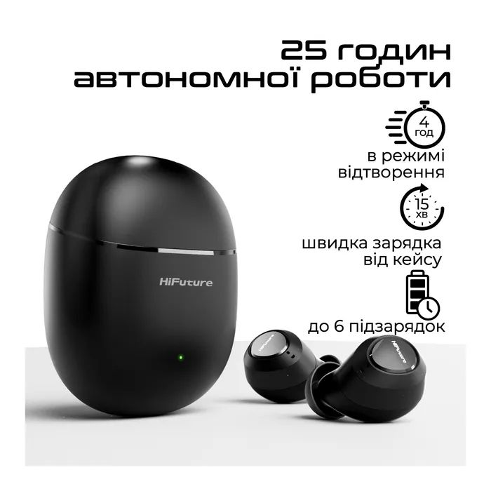 Навушники HiFuture OlymBuds3 Black (olymbuds3.black) фото3