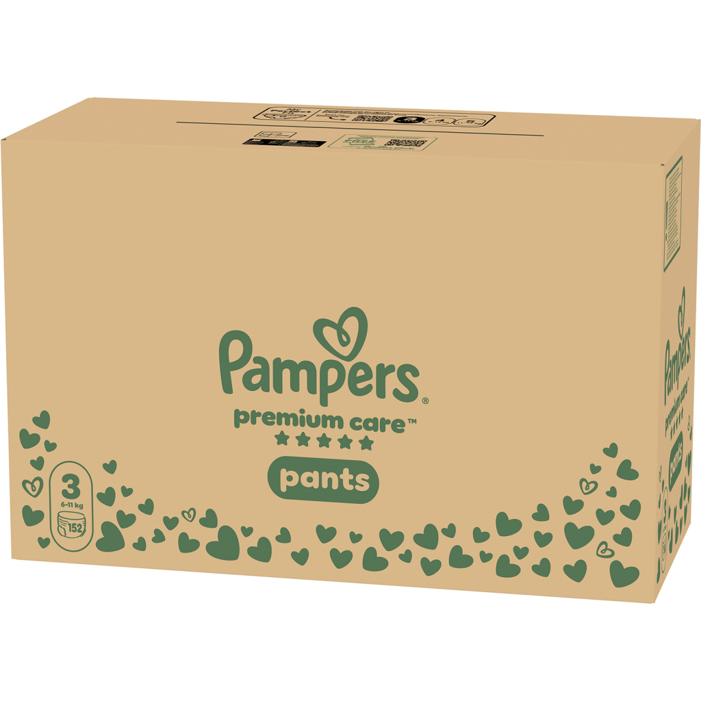 Підгузки Pampers Premium Care Pants Розмір 3 (6-11 кг) 152 шт (8006530315869) фото