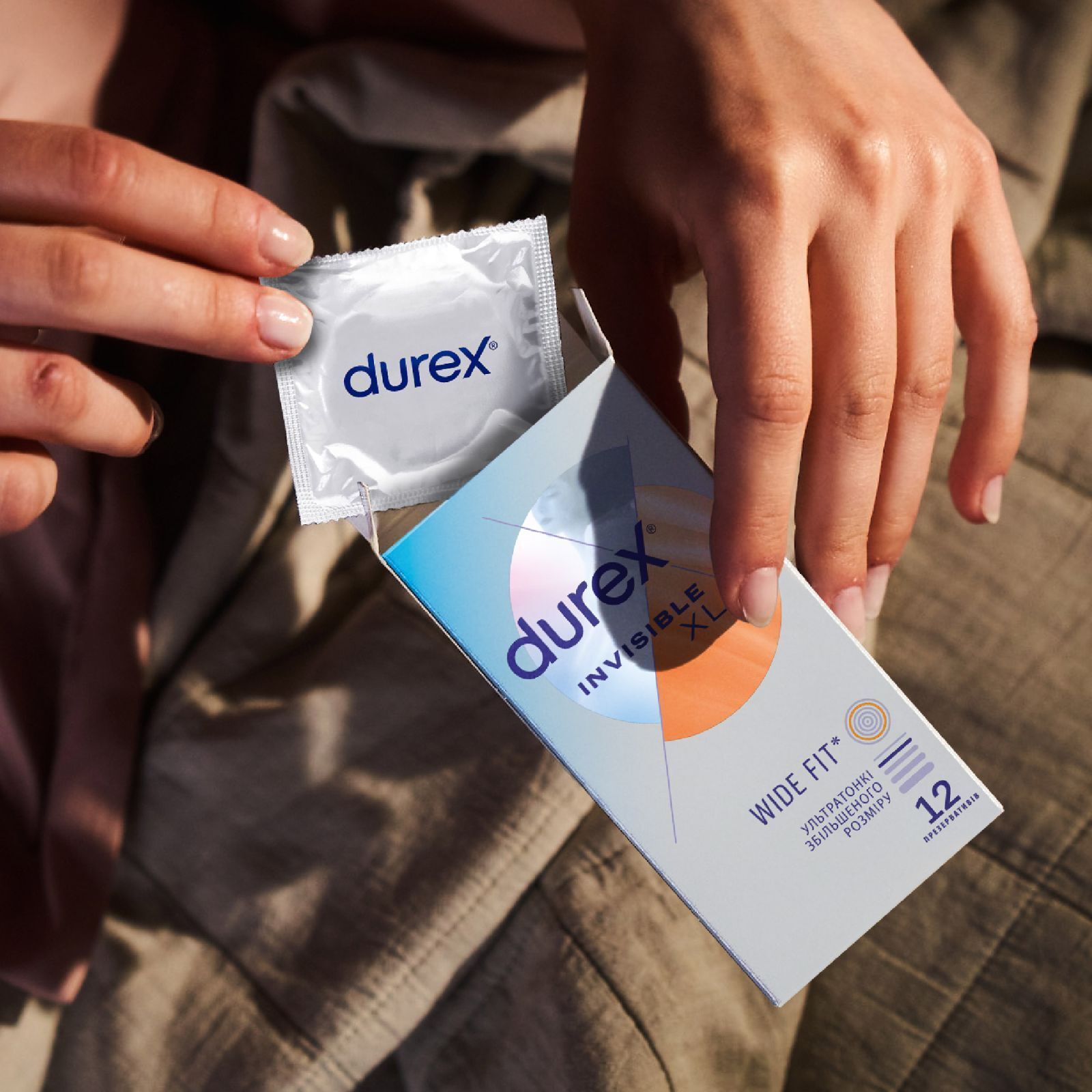 Презервативи Durex Invisible XL ультратонкі збільшеного розміру (ширші) 12 шт. (5052197057119) фото2